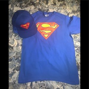 Superman T Shirt w/hat